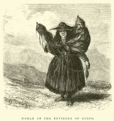 Vrouw uit de omgeving van Cuzco